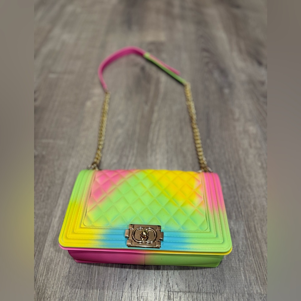 Crossbody PU Bag Rainbow